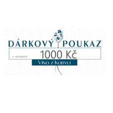 Dárkový poukaz 1000Kč  Bílá vína