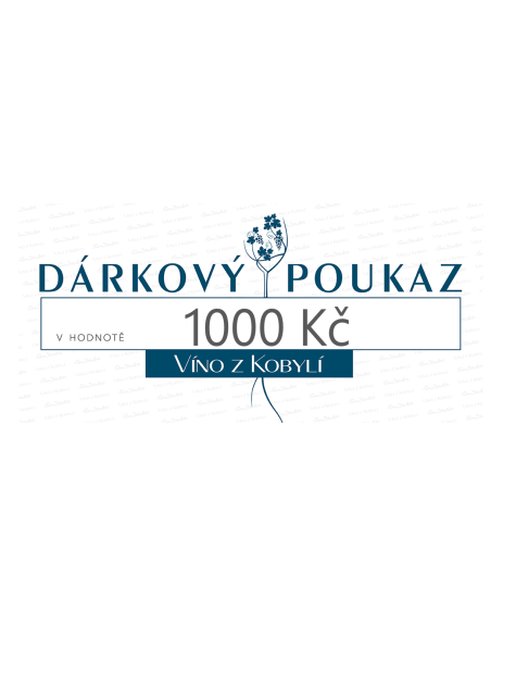 Dárkový poukaz 1000Kč 