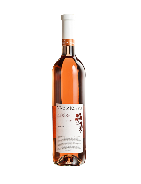 Víno z Kobylí André rosé Gallery 