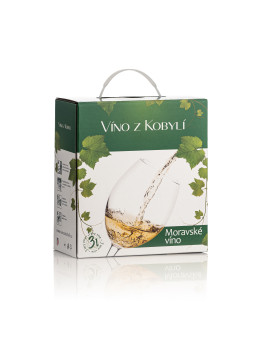 Víno z Kobylí Sauvignon Bag in Box 3l