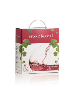 Víno z Kobylí Cabernet Moravia rosé 3l