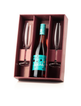 Víno z Kobylí Dárková sada Bublinky cuvée rosé 