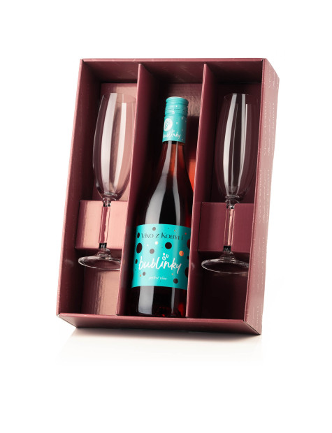 Víno z Kobylí Bublinky cuvée rosé 