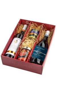 Víno z Kobylí Bílé duo s delikatesami 