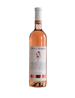 Víno z Kobylí Rulandské modré rosé 