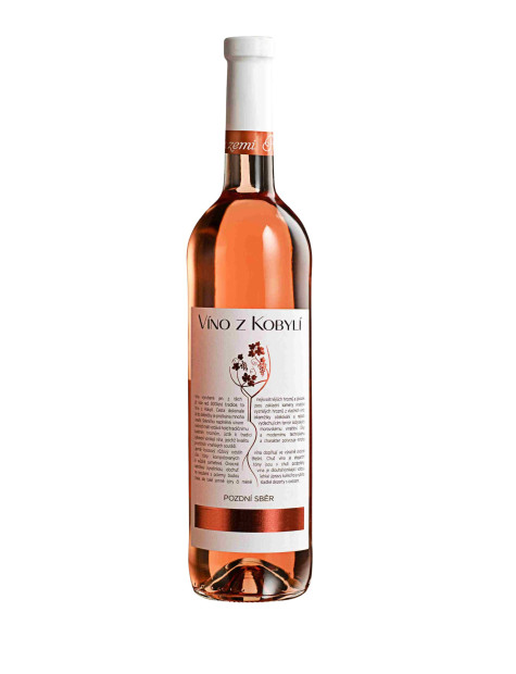 Víno z Kobylí Rulandské modré rosé 