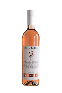 Víno z Kobylí Zweigeltrebe rosé